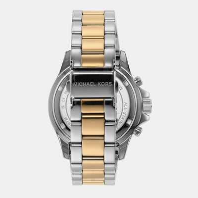 Everest Women Quartz Black Dial Chronograph Stainless Steel Watch MK7209