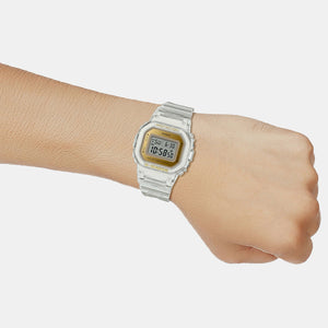 G-Shock Women Quartz White Dial Digital Resin Watch G1402