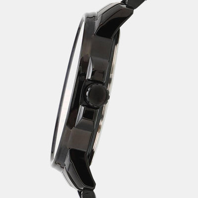 E Class Men Quartz Black Dial Analog Stainless Steel Watch TWEG17208