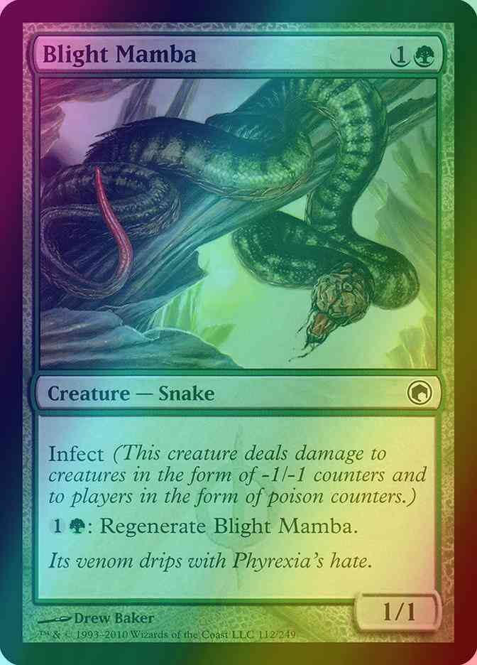 Blight Mamba [112] [Scars Of Mirrodin] [Foil]