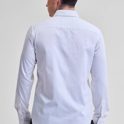 White Embellished Shirt