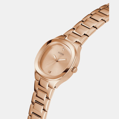 Eve Women Quartz Rose Gold Dial Analog Stainless Steel Watch GW0615L3