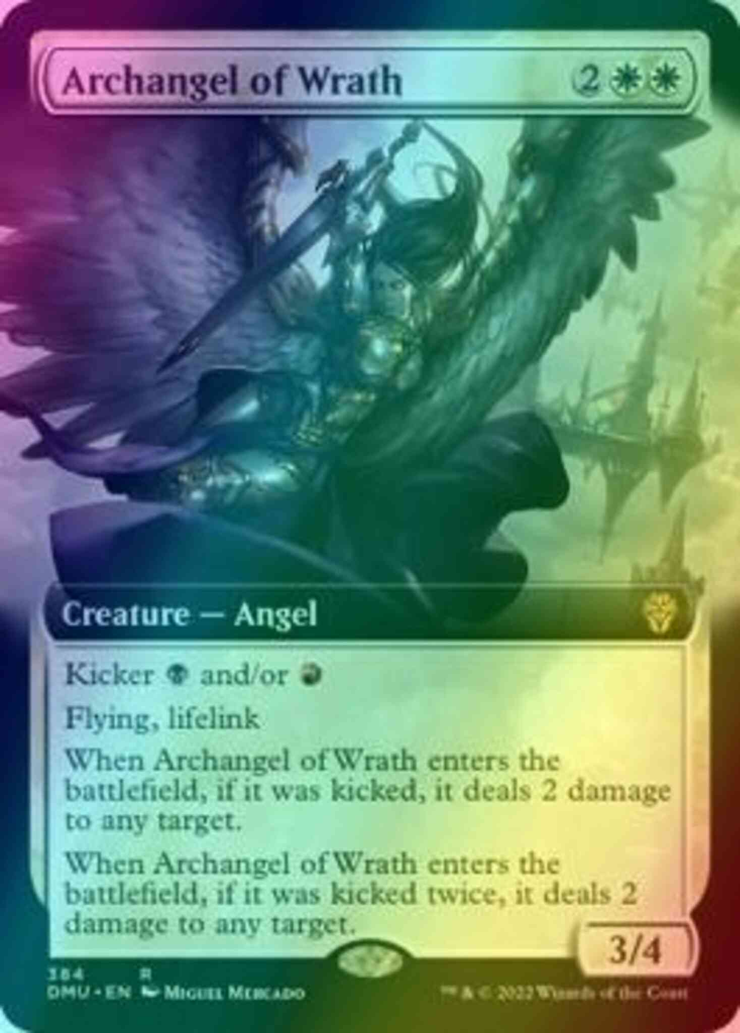 Archangel of Wrath [384] [Extended Art] [Dominaria United] [Foil]