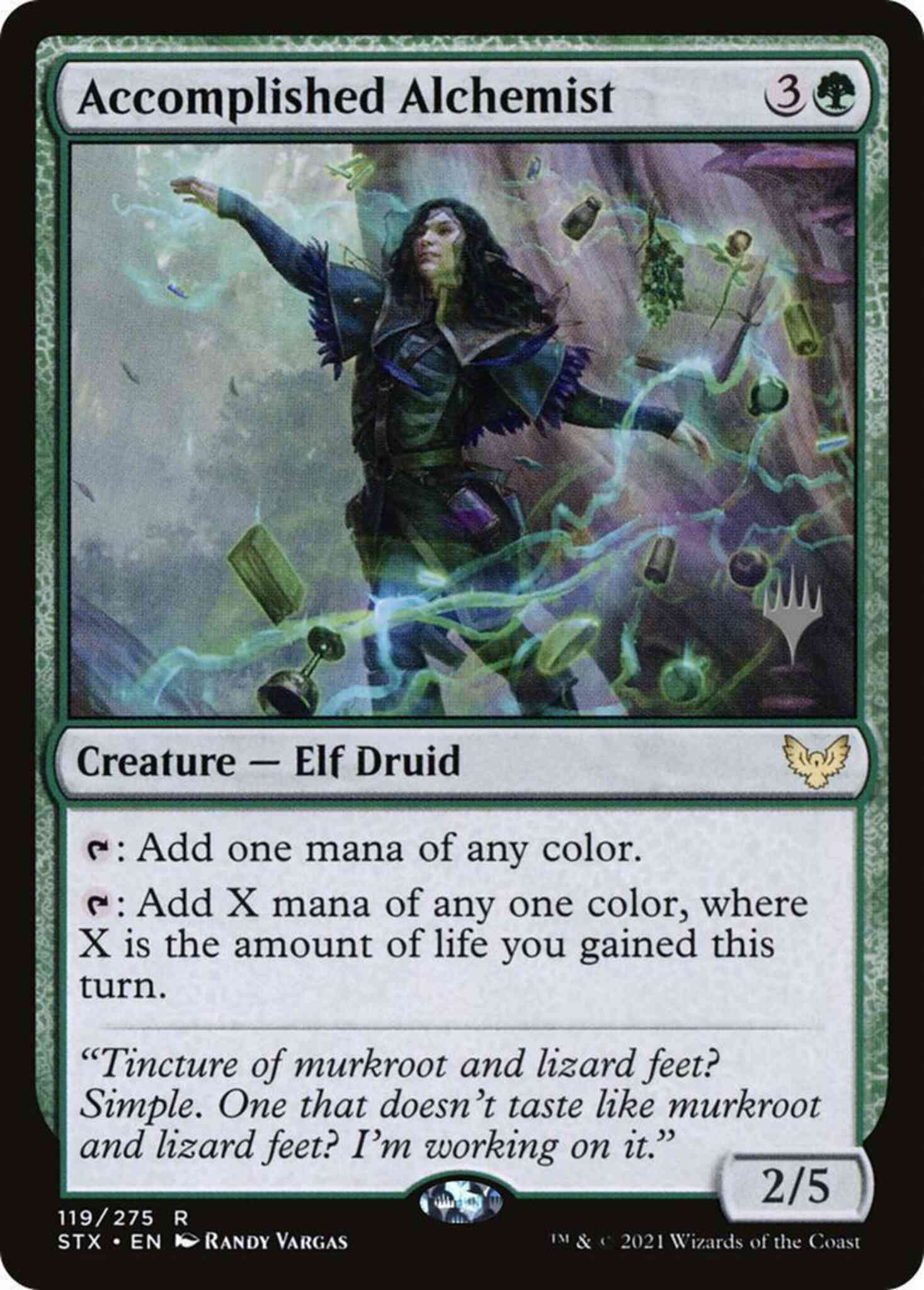 Accomplished Alchemist [Promo Pack] [119p] [Strixhaven: School of Mages Promos] [Non-Foil]