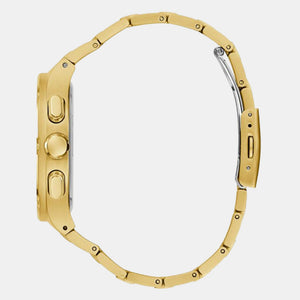 Headline Men Quartz Gold Dial Chronograph Stainless Steel Watch GW0572G2