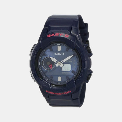 Baby-G Men Quartz Blue Dial Analog-Digital Resin Watch B205