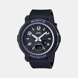Baby-G Women Quartz Black Dial Analog-Digital Resin Watch B223