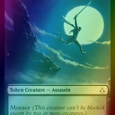 Assassin Token (04) // Shapeshifter Token (02) [Assassin's Creed: Tokens] [Foil]