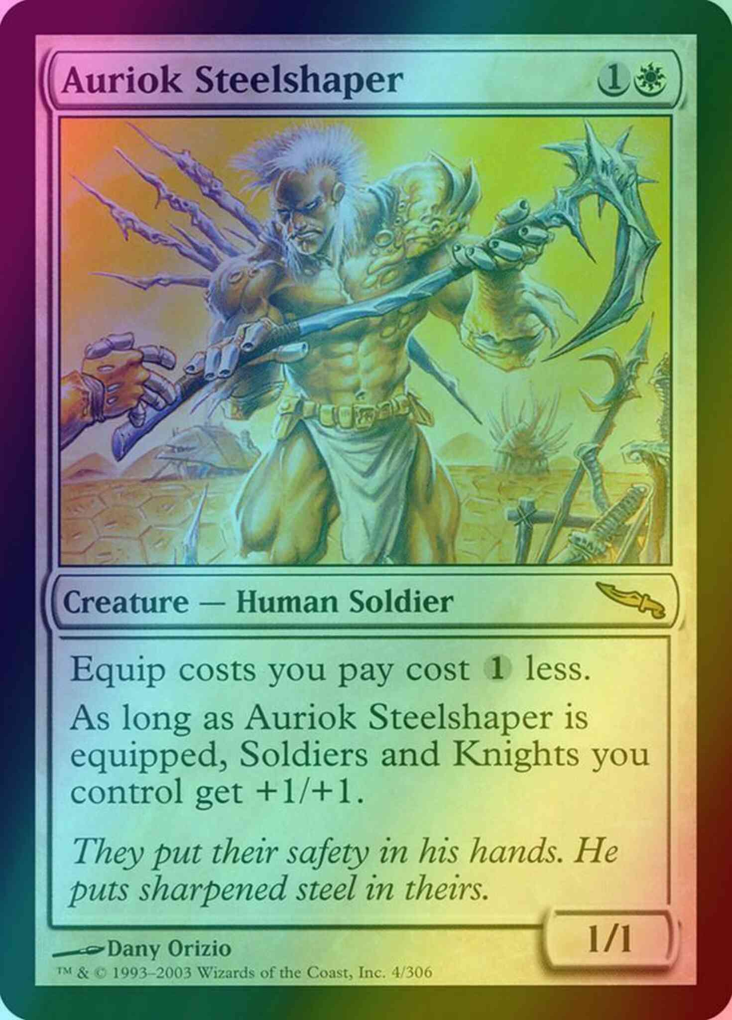 Auriok Steelshaper [4] [Mirrodin] [Foil]