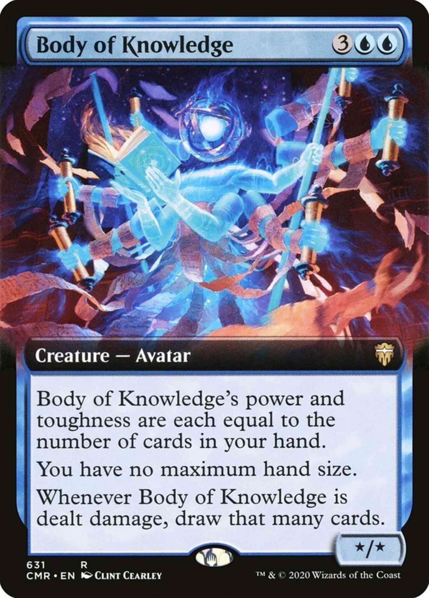 Body of Knowledge [631] [Extended Art] [Commander Legends] [Non-Foil]