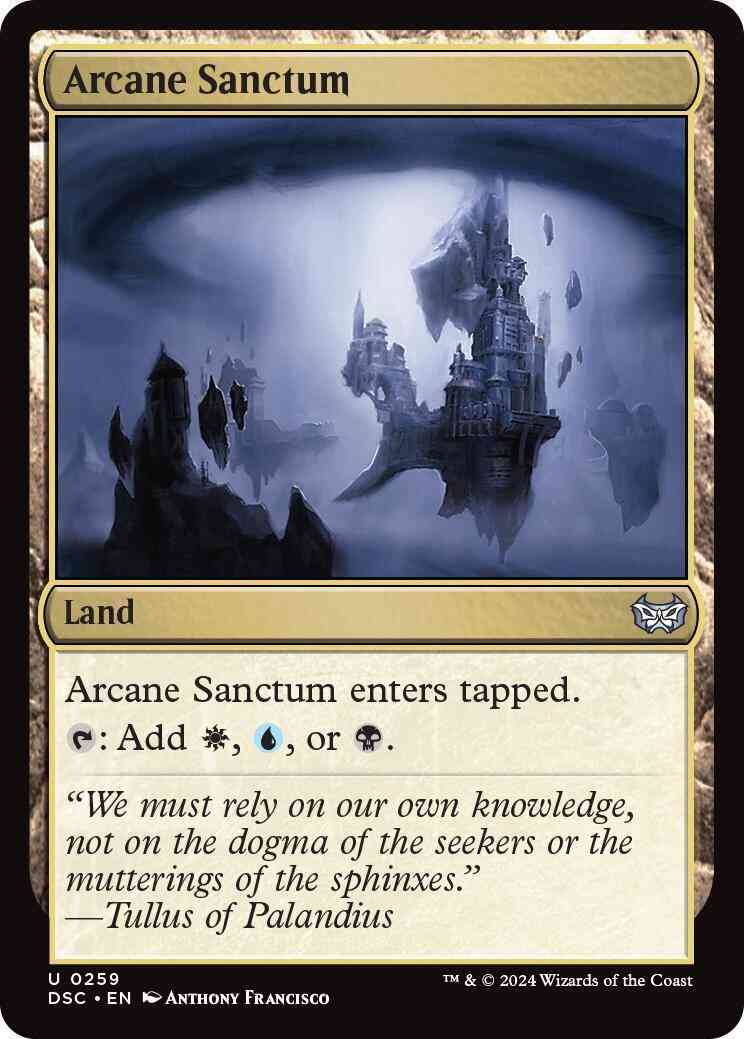 Arcane Sanctum [259] [Duskmourn: House of Horror: Commander] [Non-Foil]