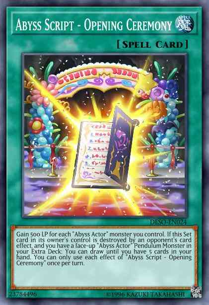 Abyss Script - Opening Ceremony - LED3-EN053 - Common - 1st Edition