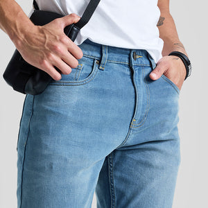 Blue Tapered Fit Jeans