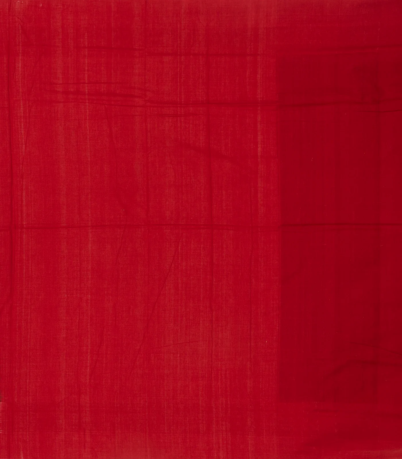 Maroon Handwoven Orissa Cotton Saree With Tie & Dye Stripes