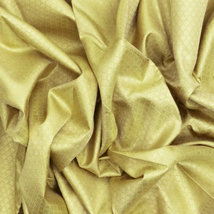 Light Green Handloom Kanchipuram Silk Saree With Floral Motifs