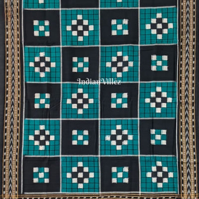 Black Bottle Green Pasapali Cotton Dupatta