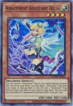Amazement Assistant Delia - DAMA-EN020 - Super Rare - 1st Edition