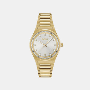 Candor Women Quartz Silver Dial Analog Stainless Steel Watch 1502738