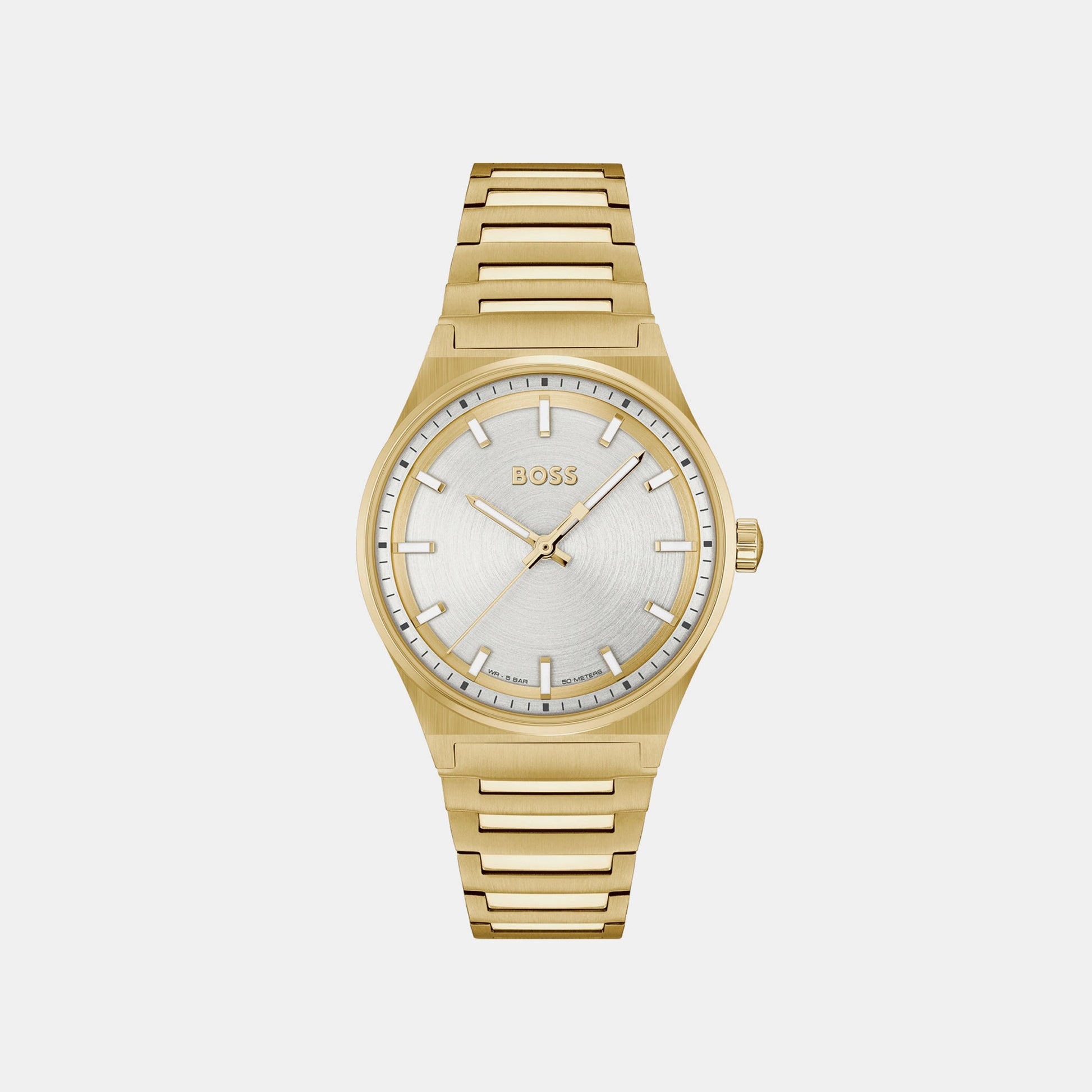 Candor Women Quartz Silver Dial Analog Stainless Steel Watch 1502738