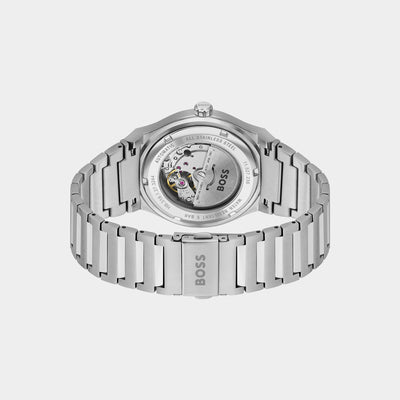 Candor Men Quartz Blue Dial Analog Stainless Steel Watch 1514118