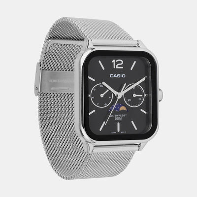 Enticer Men Quartz Grey Dial Chronograph Stainless Steel Watch A2188