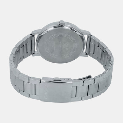 Enticer Men Quartz Black Dial Analog Stainless Steel Watch A2135