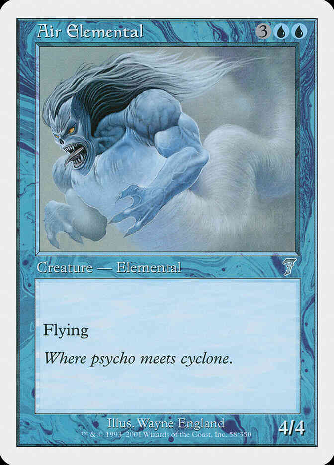 Air Elemental [58] [Seventh Edition] [Non-Foil]