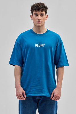 Blunt Blue Oversized T-Shirt