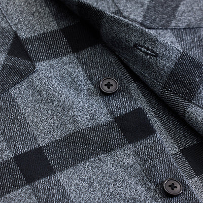 Grey Checks Relaxed Fit Overshirt