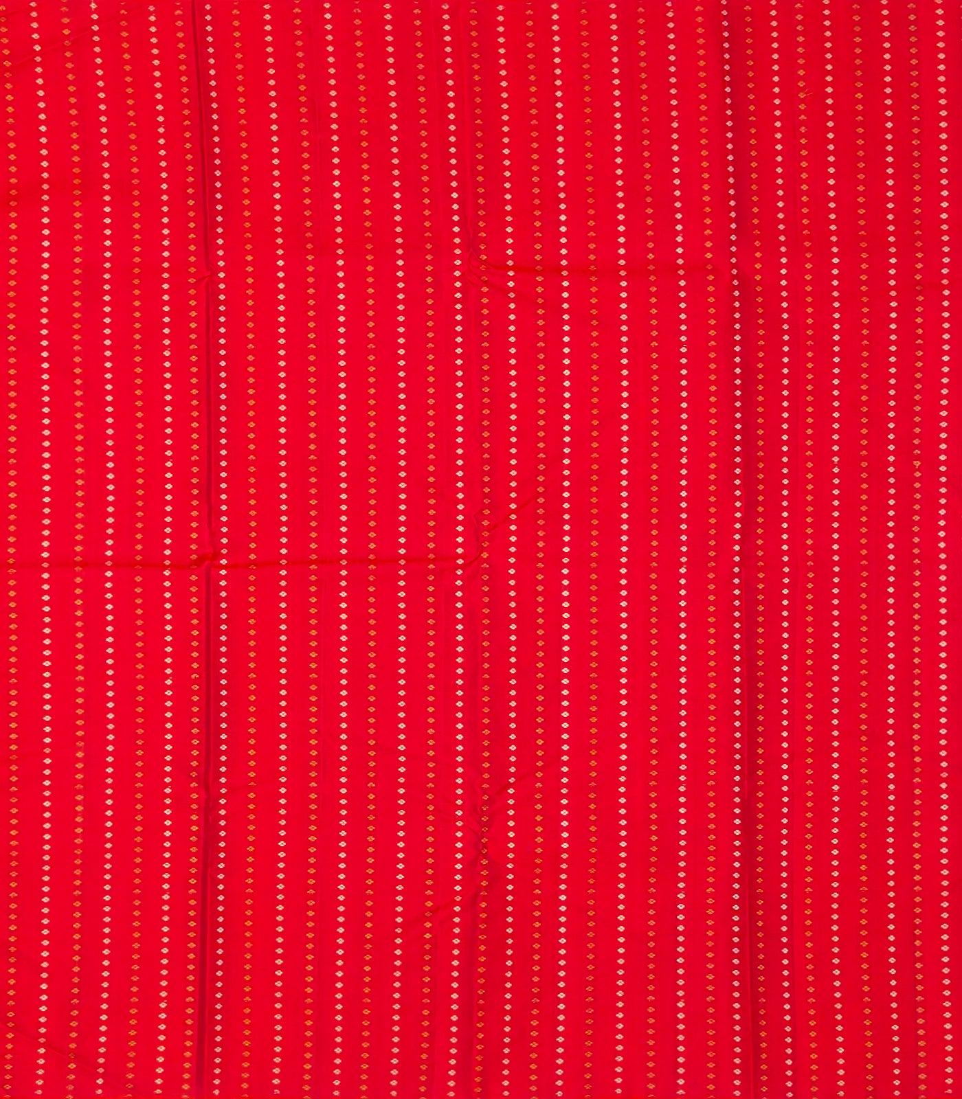 Peach Handloom Kanchipuram Silk Saree With Ikat Floral Motifs