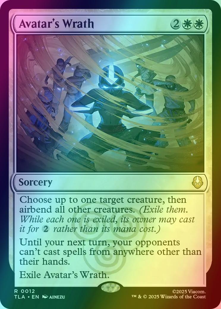 Avatar's Wrath [12] [Avatar: The Last Airbender] [Foil]
