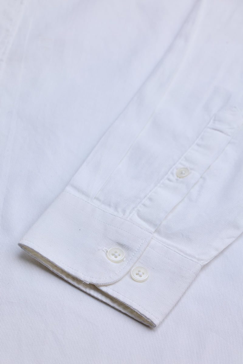 White Mandarin Shirt