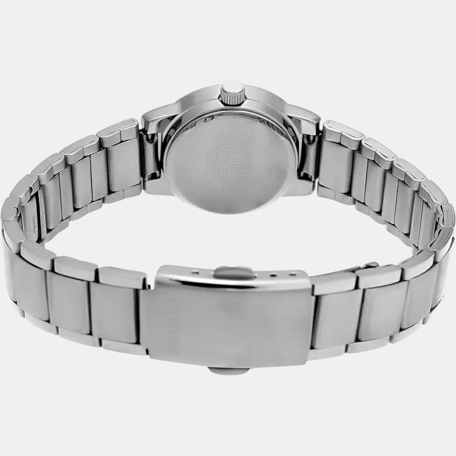 Enticer Women Quartz White Dial Analog Stainless Steel Watch SH35