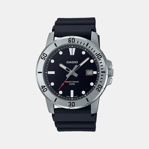 Enticer Men Quartz Black Dial Analog Resin Watch A2139