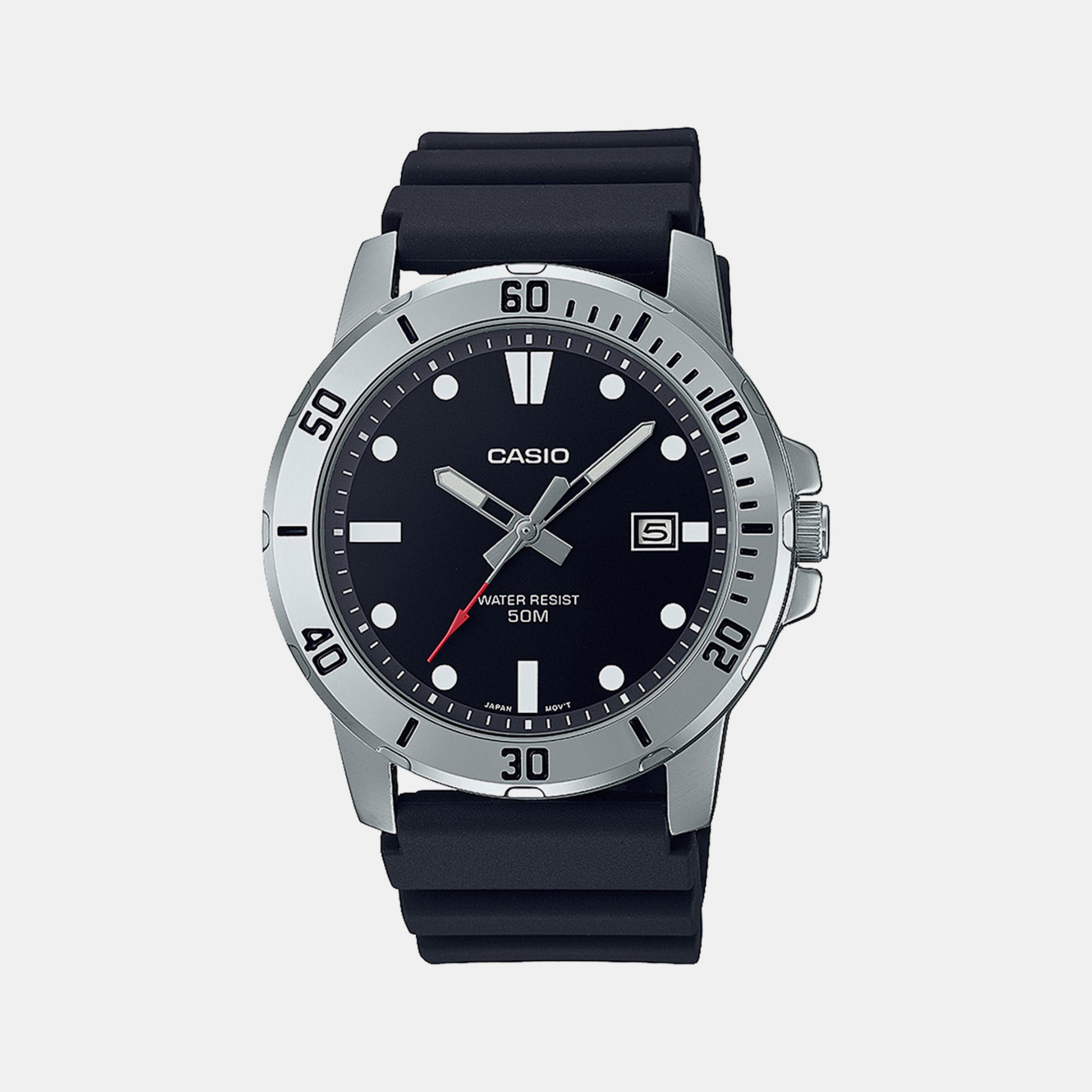 Enticer Men Quartz Black Dial Analog Resin Watch A2139