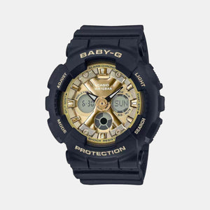 Baby-G Women Quartz Gold Dial Analog-Digital Resin Watch BX179