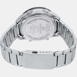 Edifice Men Quartz Black Dial Analog Stainless Steel Watch EX501