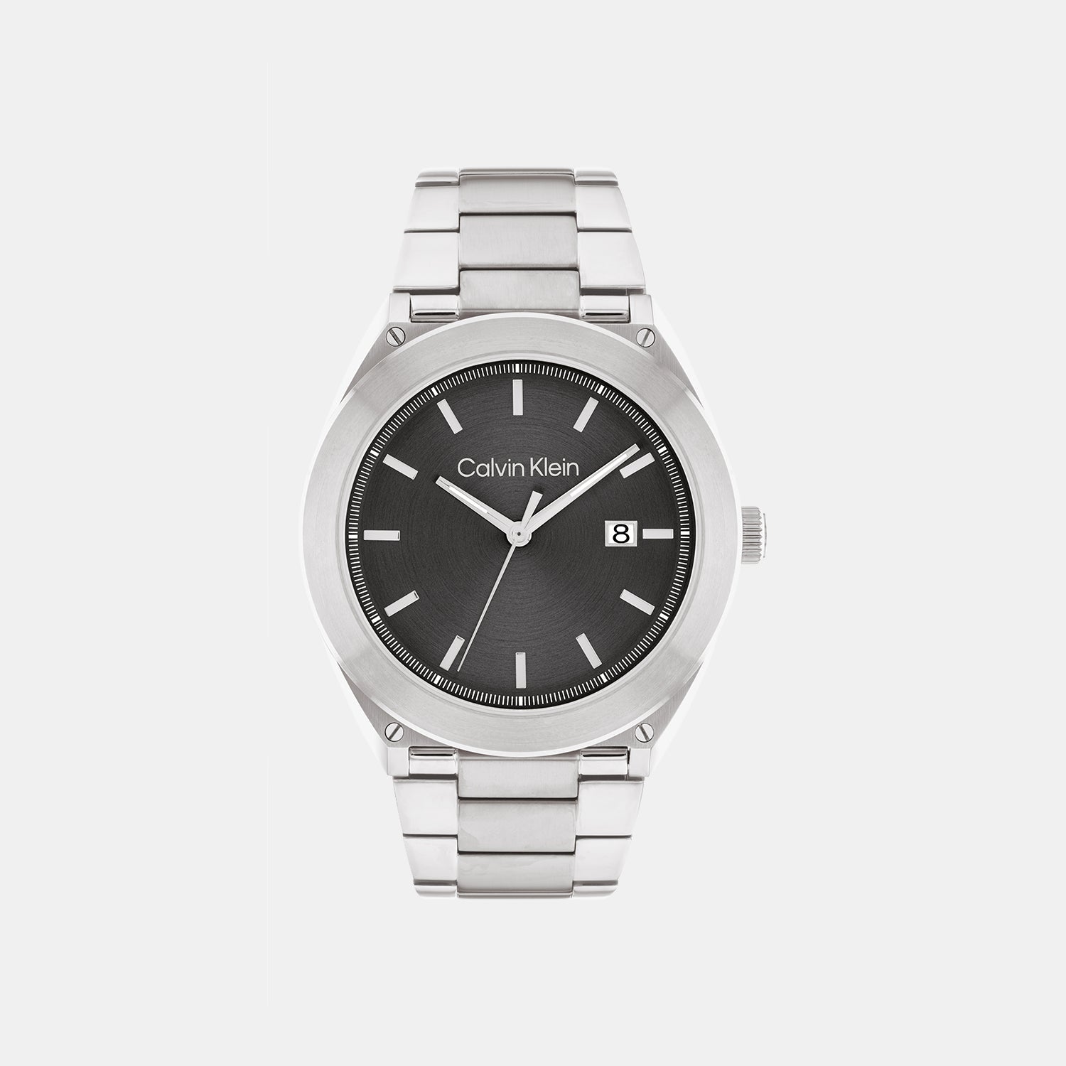 Casual Essentials Men Quartz Grey Dial Analog Stainless Steel Watch 25200196