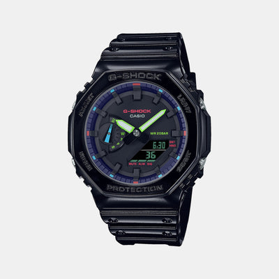 G-Shock Men Quartz Black Dial Analog-Digital Resin Watch G1367