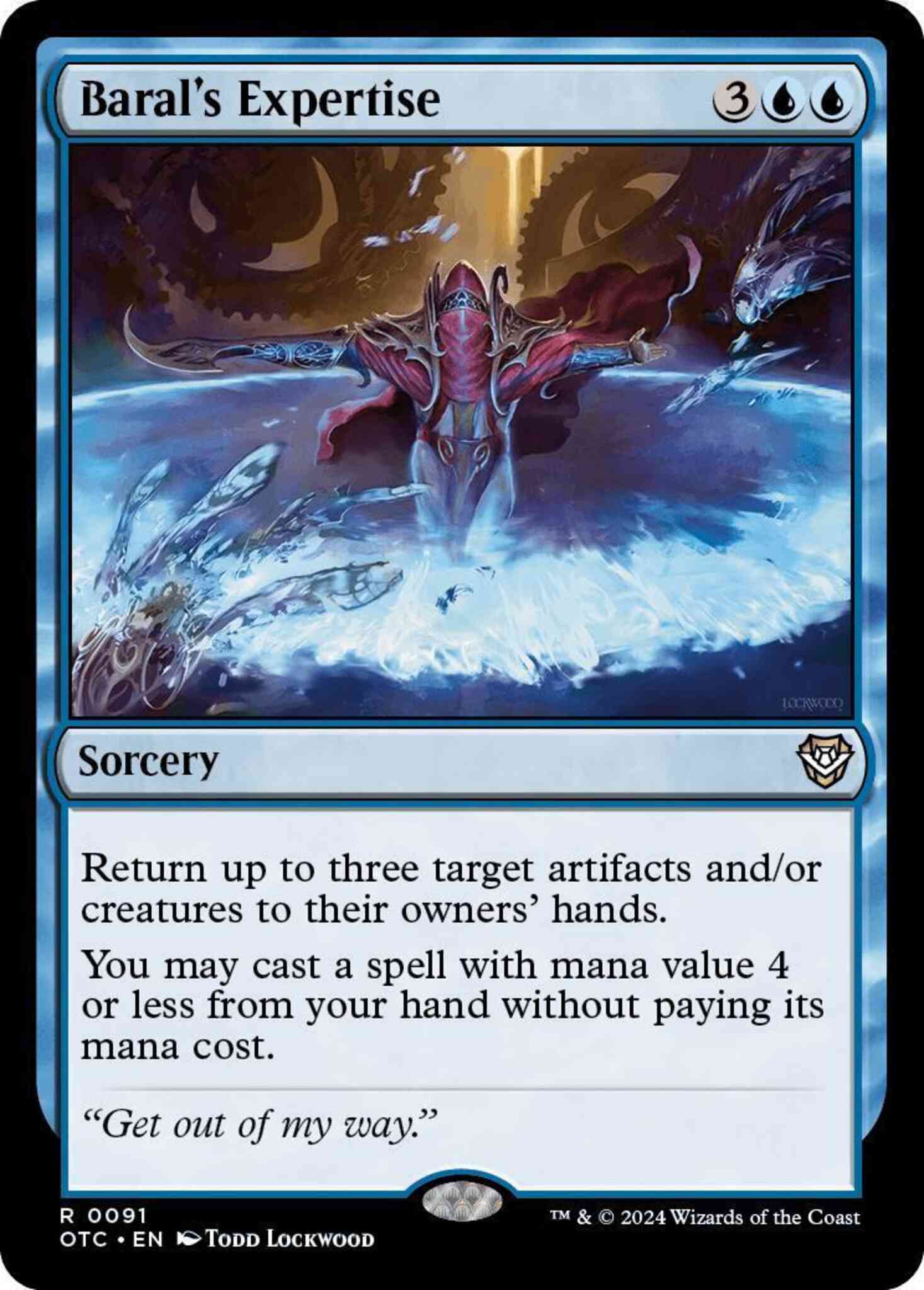Baral's Expertise [91] [Outlaws of Thunder Junction: Commander] [Non-Foil]