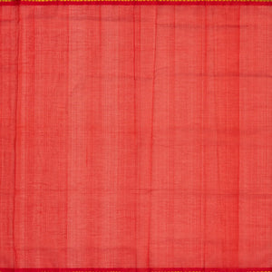 White Handloom Silk Cotton Saree With Checks