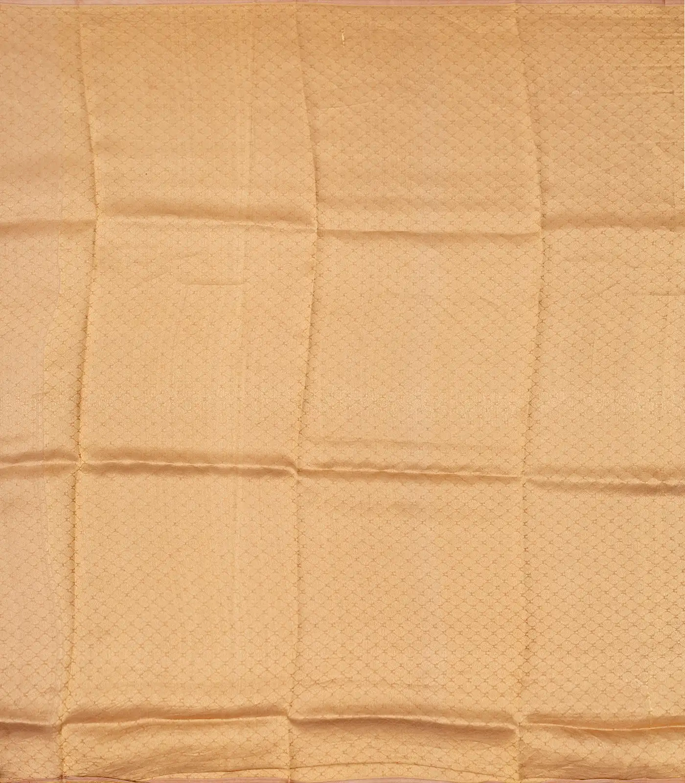 Gold Handloom Banarasi Tissue Silk Saree With Jaal Motifs