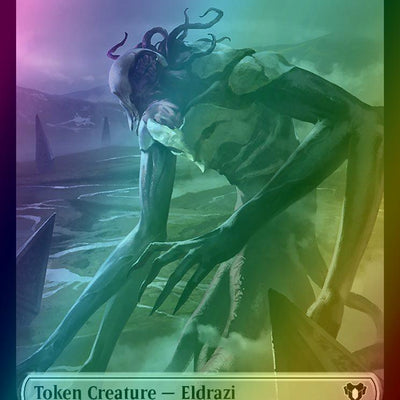 Assassin Token (14) // Eldrazi Token (01) [Commander Masters: Tokens] [Foil]