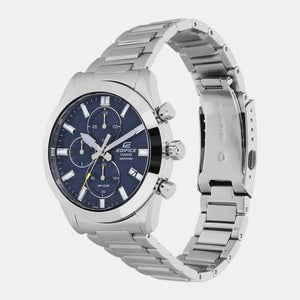 Edifice Men Quartz Blue Dial Chronograph Stainless Steel Watch ED581