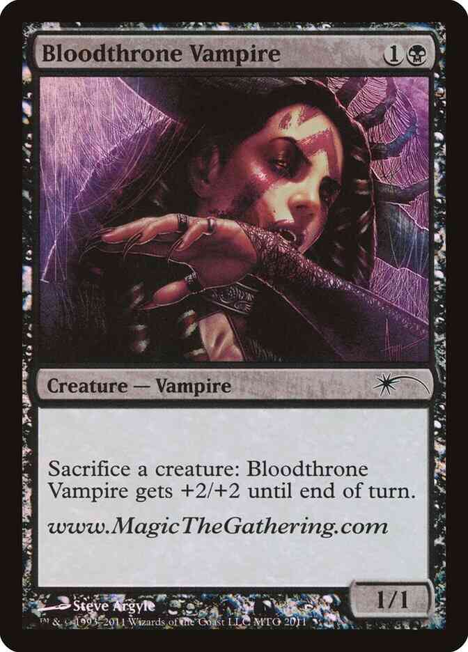 Bloodthrone Vampire [3] [URL/Convention Promos] [Foil]