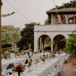 A Romantic Museum Wedding with Bright DIY Flowers