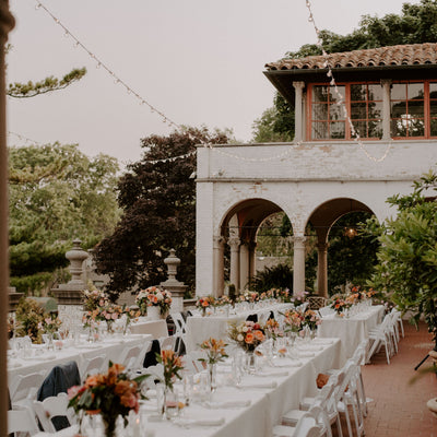 A Romantic Museum Wedding with Bright DIY Flowers