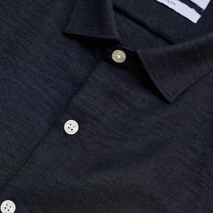 Black Textured Shirt