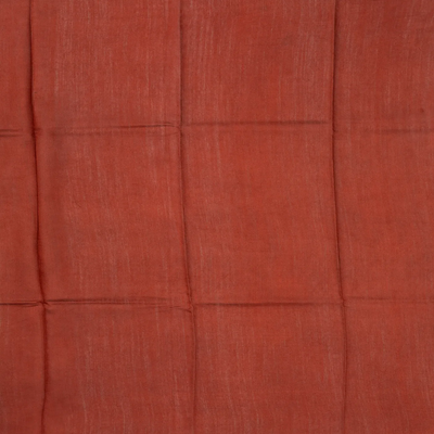 Dark Green Tussar Silk Saree Is Printed With Floral Motifs