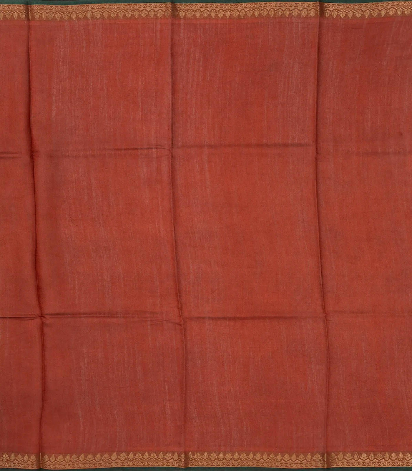 Dark Green Tussar Silk Saree Is Printed With Floral Motifs